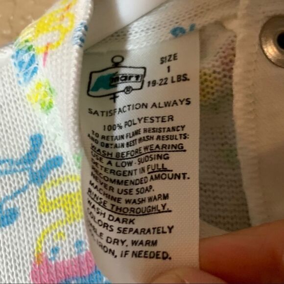 Vintage Kmart toddler girl 2 piece pajamas‎ - Picture 7 of 15